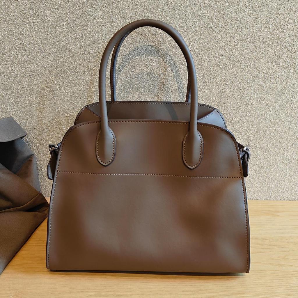Nuovo Stile Borsa Tote in Vera Pelle di Alta Gamma Borsa a Mano Moda Minimalista Casual Grande Capacità Retro Tracolla Larga Borsa a Spalla Singola Per Donna