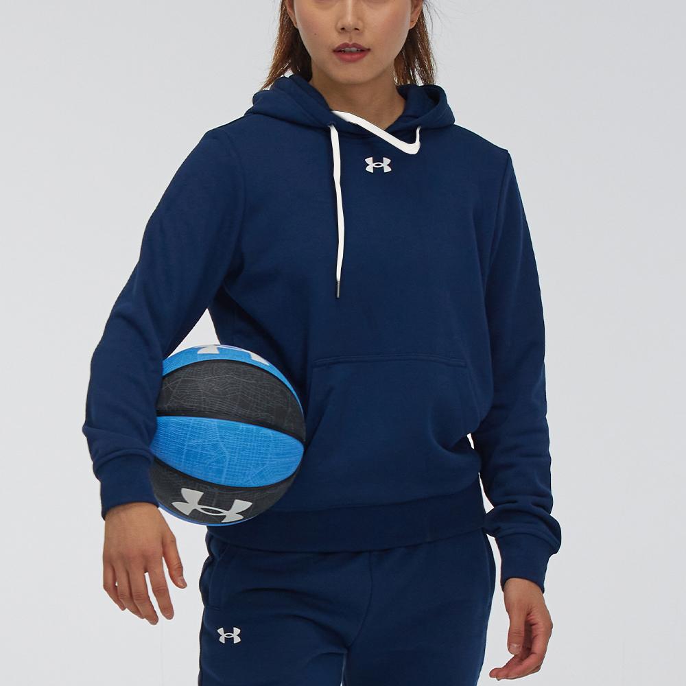 Under Armour Sports Casual Knit Hooded Training Sweatshirt Women sweatshirt Academy-Blue 21600304-408