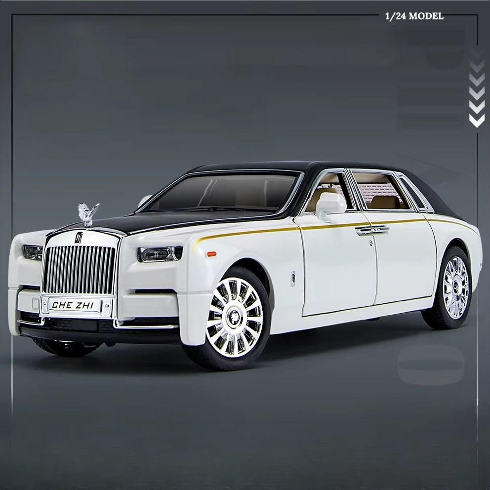 1:24 Scale Rolls-Royce Phantom Diecast Car Model, White