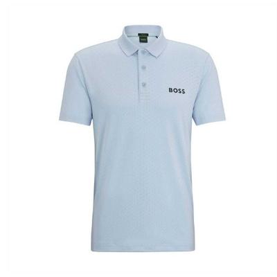 Mens Contrast Logo Performance Regular Polo Shirt