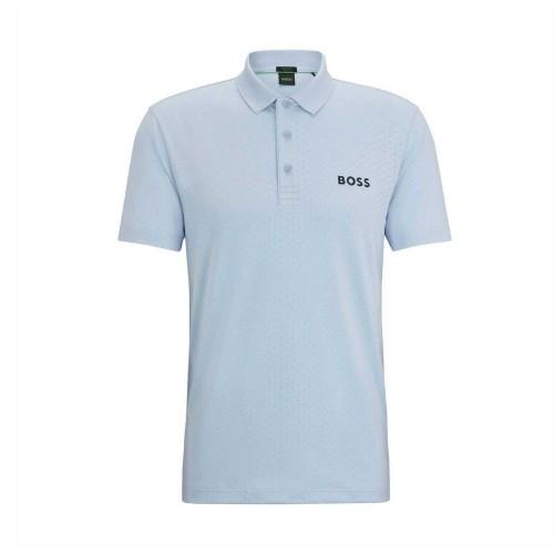 Boss Mens Contrast Logo Performance Regular Polo Shirt