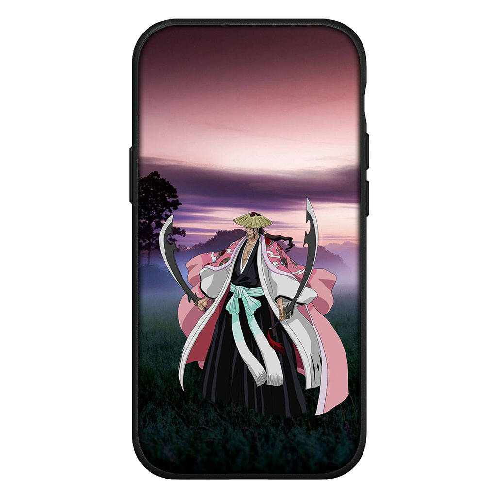 For iPhone 16 15 Xiaomi Redmi Note 14 13 12 11 Pro Max X 8 16e Samsung Galaxy S25 S24 S23 Moto OPPO Kyoraku Shunsui Bleach Kurosaki Ichigo Phone Case
