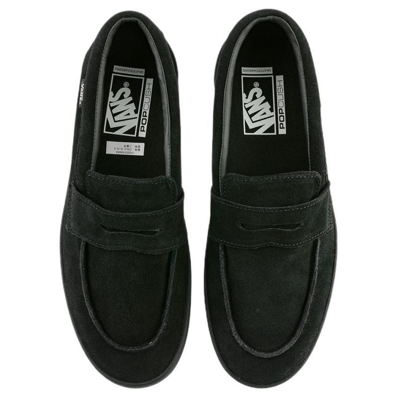 Vans Loafer Low top Skateboard Shoes Unisex Black Sneakers VN000VA6BKA