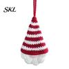 Festive Winter Room Ornaments Hand Crochet Christmas Gnome Ornaments, Knitted Faceless Hanging Decorations, Reusable Holiday Door Handles Yarn