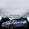 Sakura Garage Tesla Model Y Sunshade for 2025 and Later Models (Juniper) [Web Manual Version] (Model Y (2025~) White)