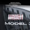 Autoaufkleber für Tesla Model 3 Y Juniper Highland Heckaufkleber Karomuster Zeitmodifikation Hintertür-Aufkleber Zubehör Werkzeuge C