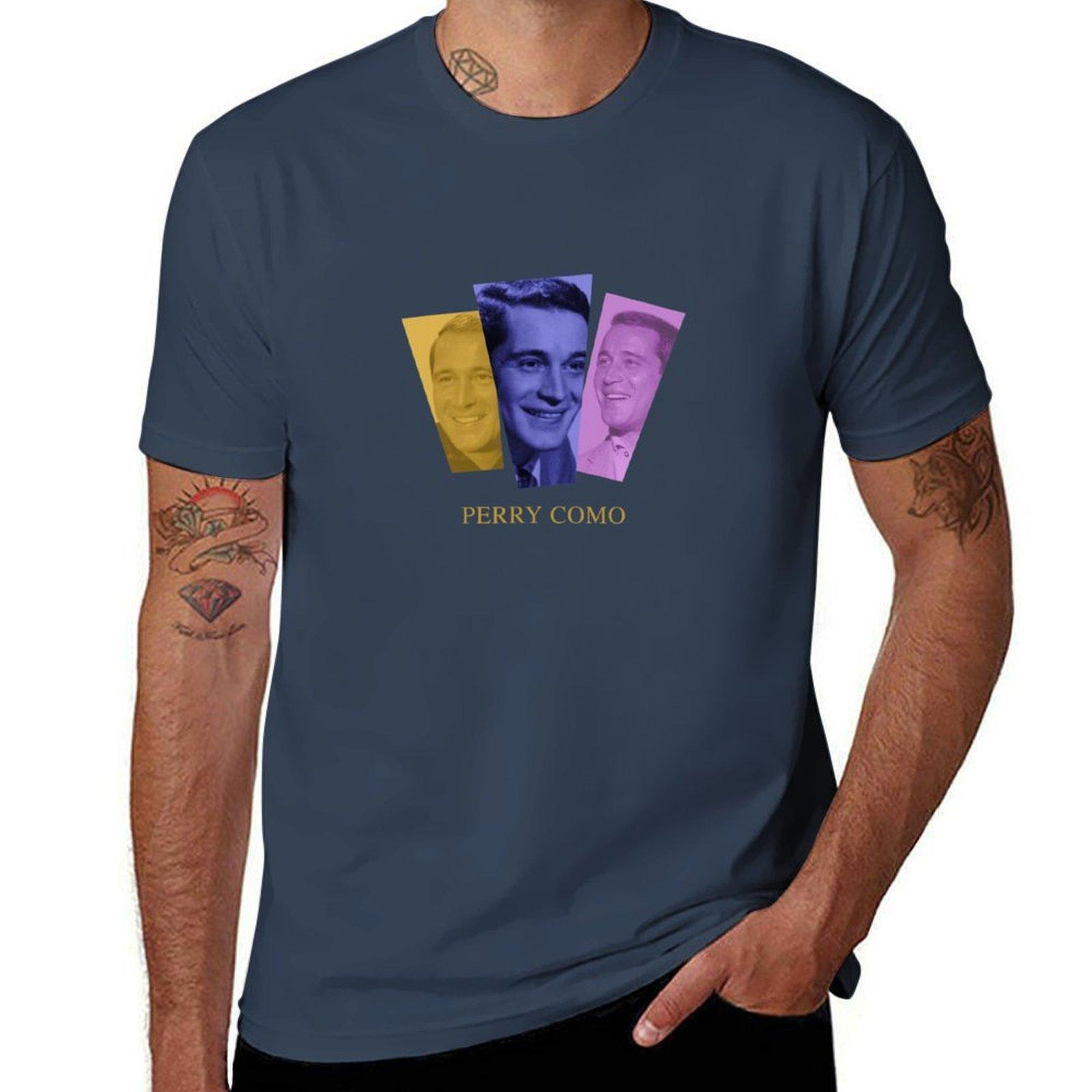 Magic MoUnisexts with Perry Como TShirt Big Size Short Sleeve Tee for Unisex S