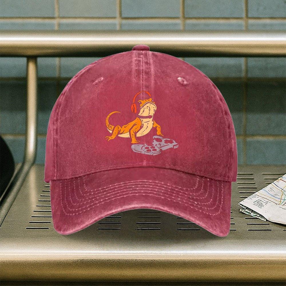 Casual Lizard Baseball Cap Stretch Fit Anime Theme Ideal for Running Fitness and Everyday Wear Perfect Gift for Family a