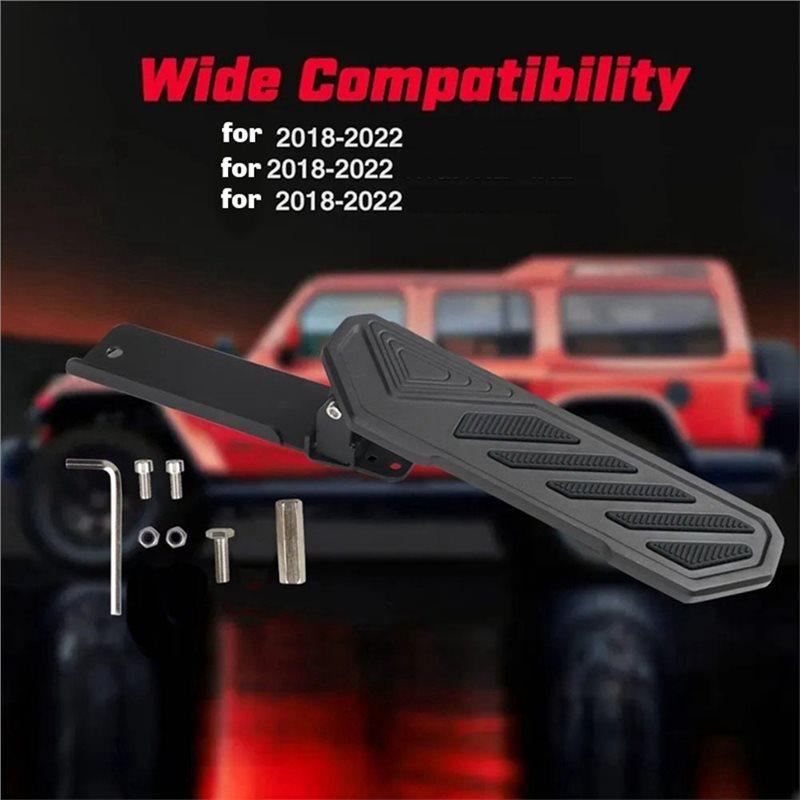 Driver Foot Rest Left Side Kick Panel For Jeep Gladiator JT Anti-Slip 2018- For Jeep Wrangler JL JLU 4XE