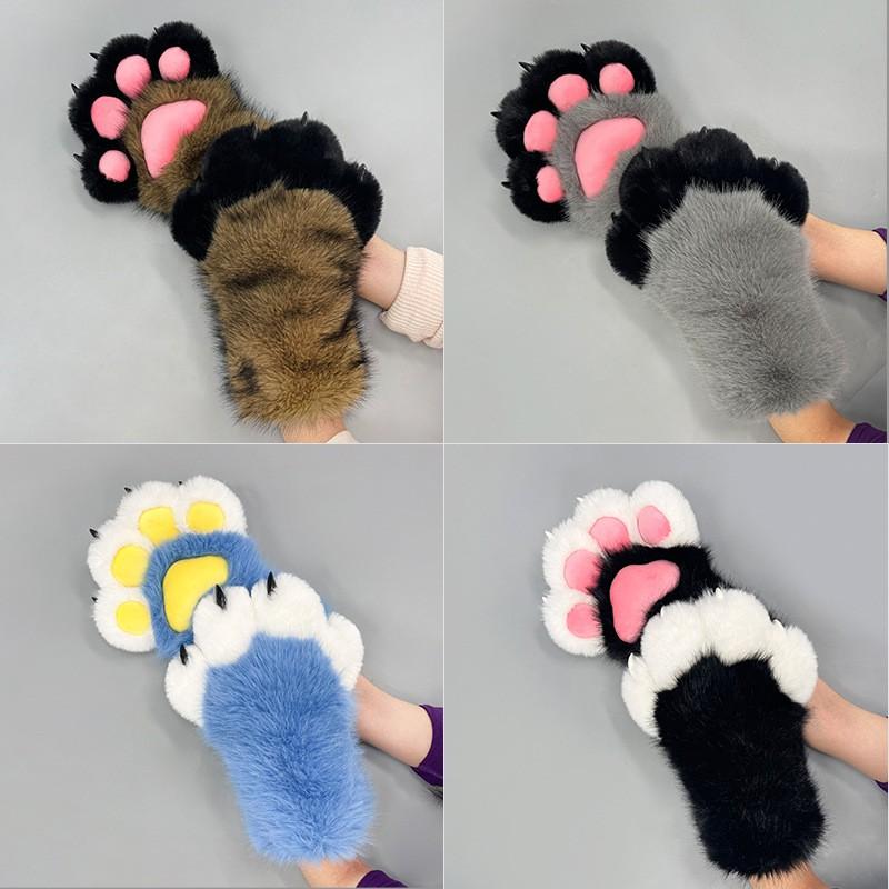Furry Costume Paw Gloves Cosplay Performance At Anime Conventions Adult Size 230mm