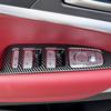 Carbon Fiber Style Window Switch Panel Cover Car Side Window Door Lock Switch Panel Trim Compatible with Genesis G70 2017-2024 Accessories