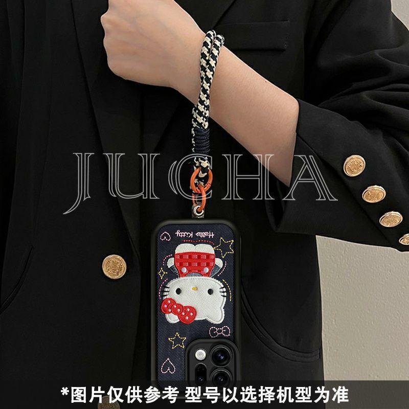 Applicable Oppofindx9 Mobile Phone Case with Lanyard OPPOfindx8pro Design Imitation Denim Katie X7