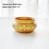 Solid Brass Eight Blessings Double Fish Money Jar
