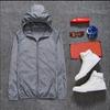 Women's Solid Colored Hooded Long Sleeved Jacket, Windbreaker, Sun Jacket, Outdoor Sports Jacket