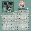 100 Pcs Spy×Family Sticker Box Set Of Cartoon Anime Doujinshi Aya-Related Accessories For Notebook, Diy Decoration Stickers