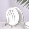 Metal Iron Kitchen Dish Plate Chopping Board Organizer Drainer Shelf for Home Kitchen Cooking Countertop Rack
