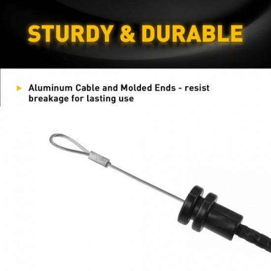 Hood Cable & Release Pull Handle Fit 1992-1994 Ford Bronco 912-042 F2TZ16916A