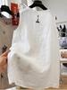 Women's Sleeveless Embroidered Cotton Linen Vest