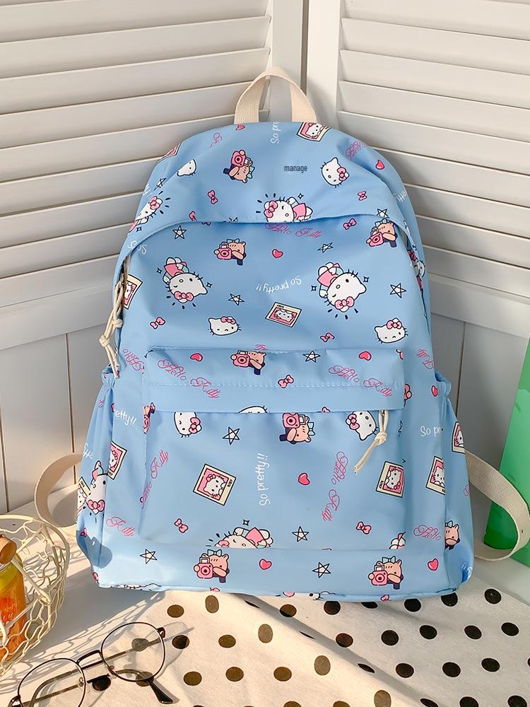 Large Capacity KT Cat Cartoon Backpack for Girls and Students