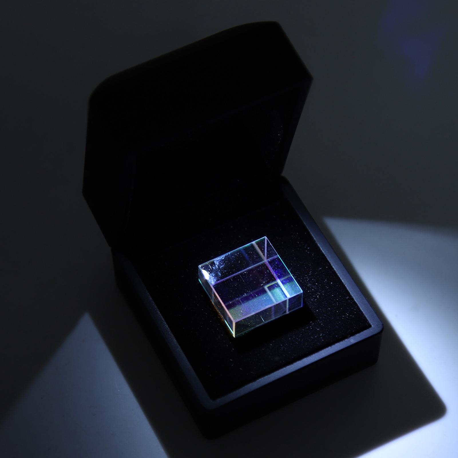 23*23*23mm SiX Sided Bright Light Combine Cube Prism Stained Glass Prism glass
