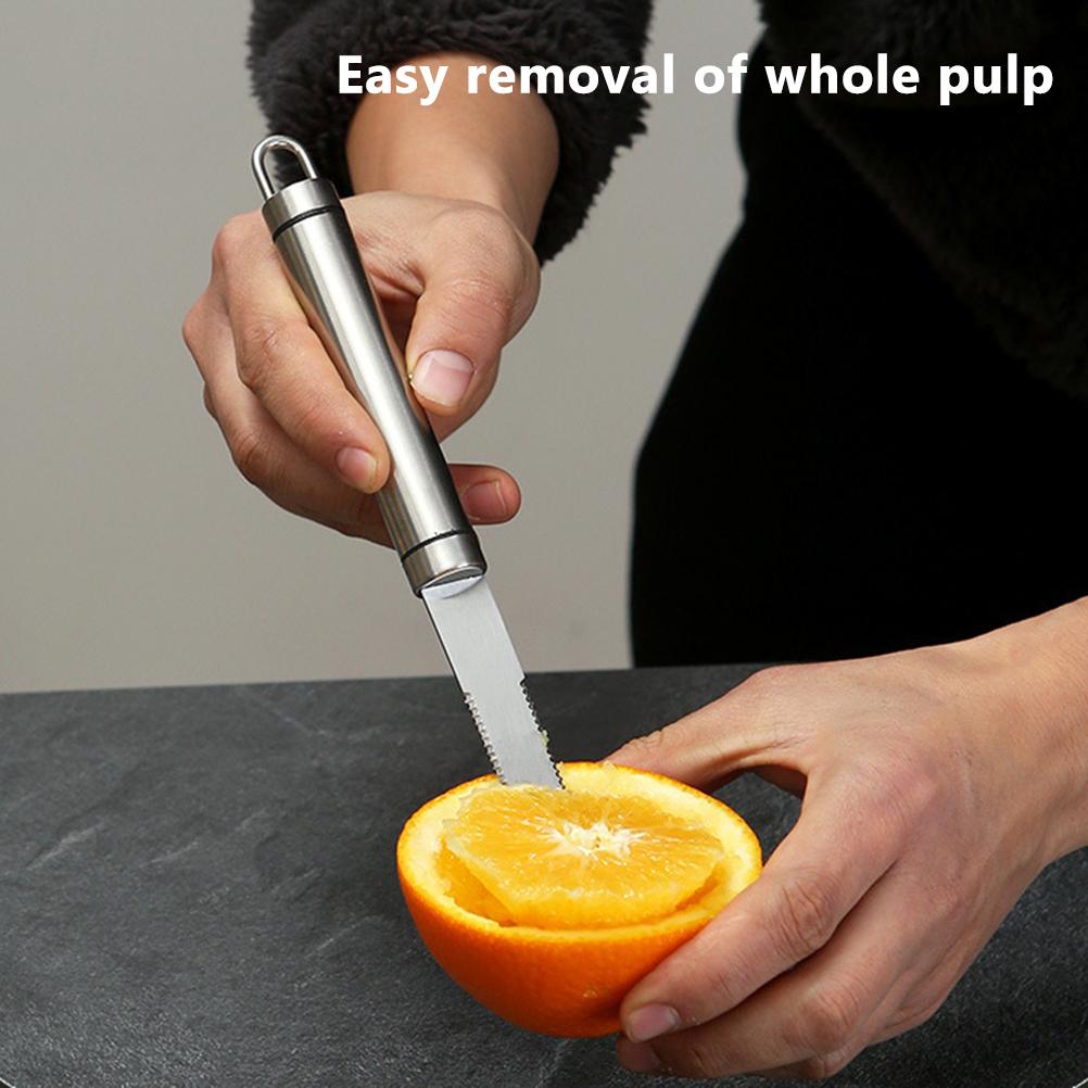 Stainless Steel Grapefruit Cutter Orange Citrus Peeler Household Fruit Cutter Kitchen Peeling Tools
