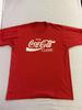 Camiseta Vintage Disfruta Coca Cola Clásico Años 80 Puntada Simple L