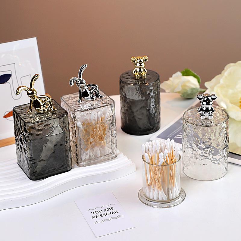 Creative Toothpick Holder, Cartoon Design Cotton Bud Organiser, Lipstick Stand Cosmetic Sample Organiser, High Aesthetic Appeal