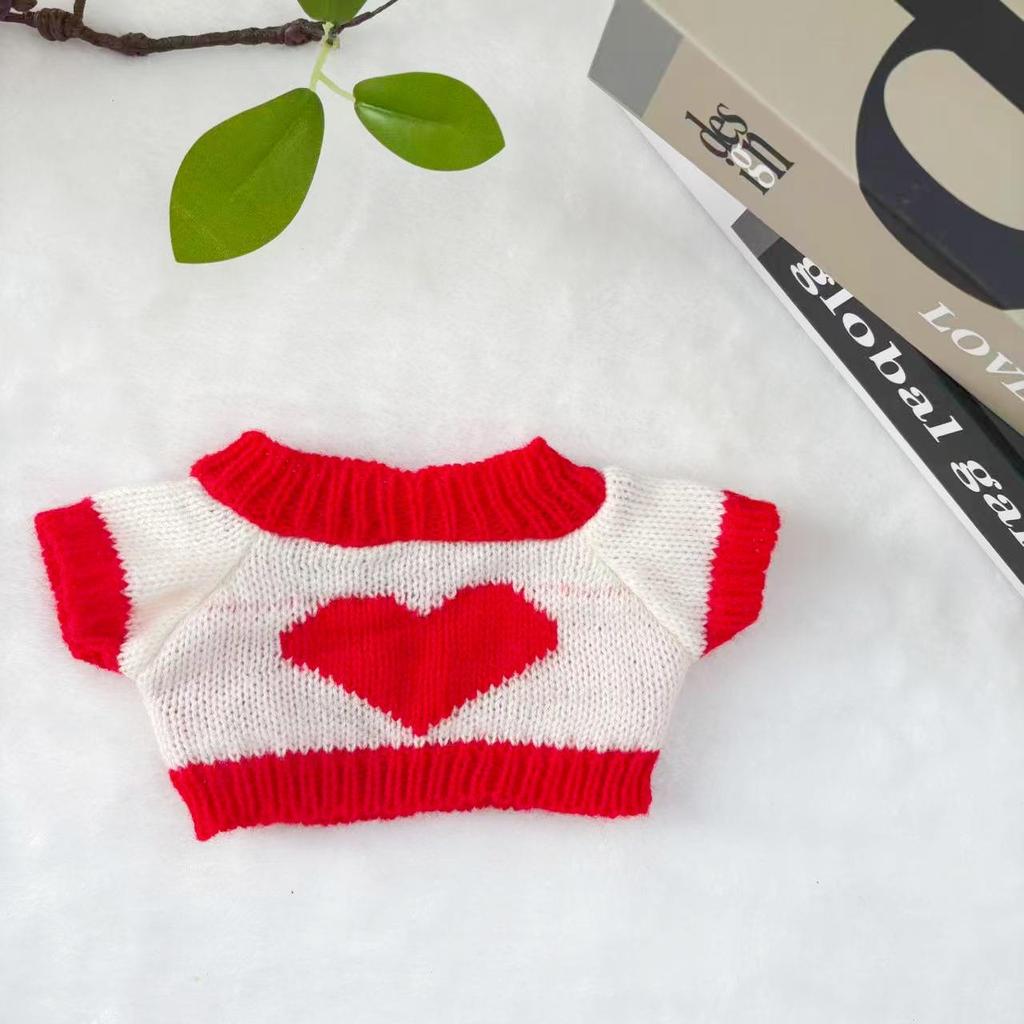 Little Bear Cotton Hoodie Sweater for 30cm Plush Doll Toy Accessories