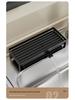 Stainless Steel Multifunctional Sink Sponge & Dishcloth Holder Rack
