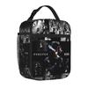 Michaels Pop King Jacksons Insulated Lunch Tote Bag for School Singer Hip Hop Portable Thermal Cooler Spacious Food Bag
