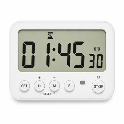 K&Z New Multi-functional Learning Timer  Clock, Timer, Calendar, Alarm  3-Way Mounting (Magnetic, Stand, Strap Hole)  VibrationSilentLowHigh