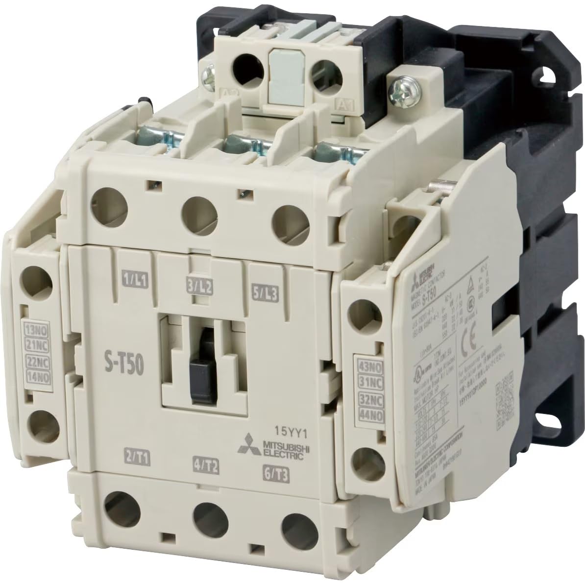 

Mitsubishi Electric Series Irreversible Magnetic Contactor AC Operation AC100V MS-T S-T50