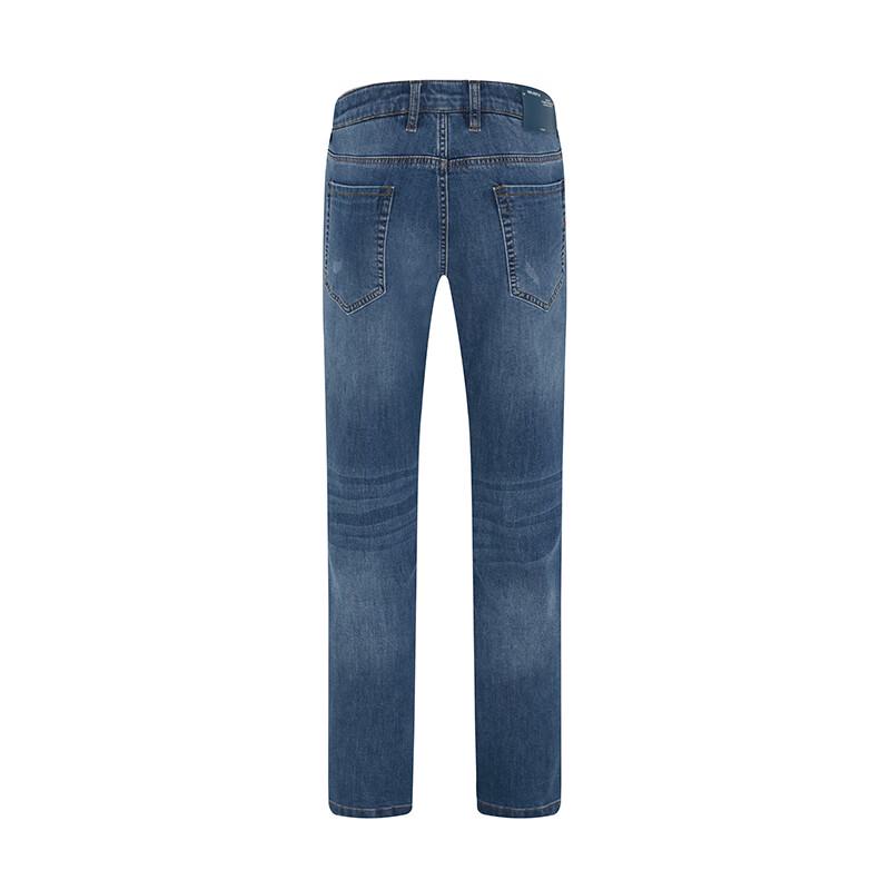 Navigare Men's High-Elastic Mid-Waist Straight-Leg Jeans 1312572021