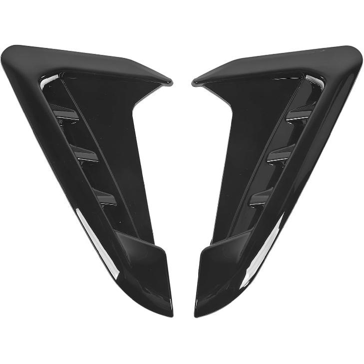 Pair Side Vent Trim Left Right Car Mudguard Side Vent Cover Sticker Decor for X3 G01 X4 G02 M Sport Carbon Fiber TrimMarker Cover TrimSide Mudguard