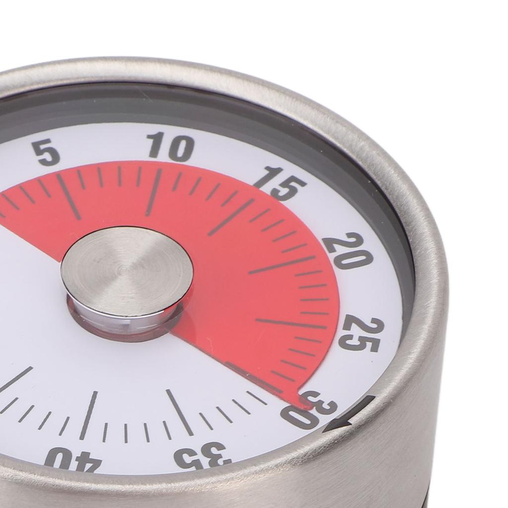 Visual Timer Multifunctional Retro Round Mechanical Visual Timer for Kitchen Study Work Hair Dyeing Fitness