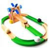 Wooden Roller Coaster Track Toy With Assembly Fun For Kids Educational Play