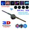 3D Holographic Projector Fan: Wall-Mounted Stereo Rotating Display