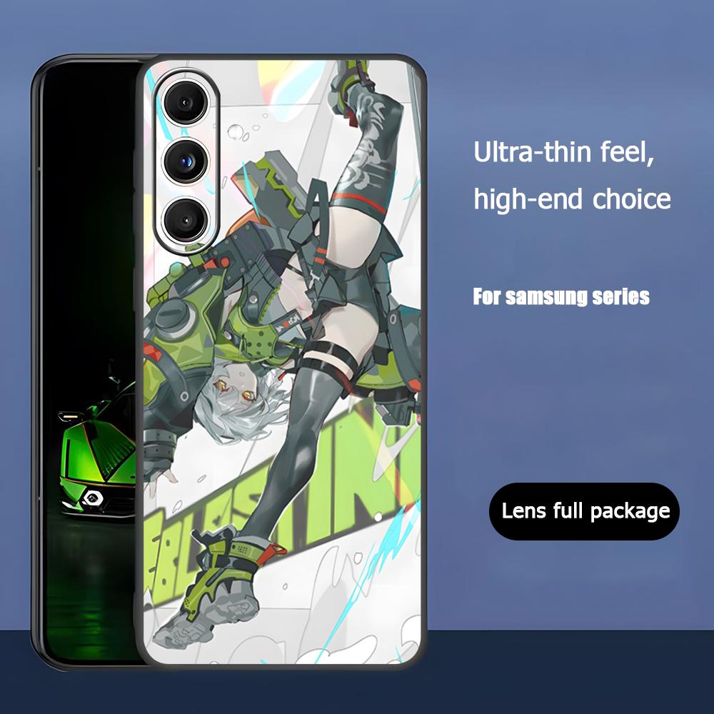 

Anby Game Zenless Zone Zero Phone Case For Samsung Galaxy S26 S25 S24 S23 S22 S21 Plus Ultra Note20 Soft Black Galaxy S23+