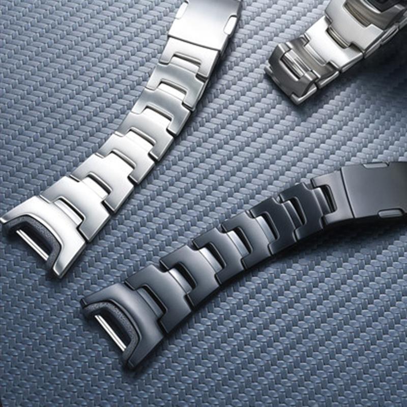 Correa de Reloj Para Casio PRG-110T PRW-1300Y Correa de Aleación de Titanio Actualización Ligera Accesorios de Correa de Reloj para Montañismo al Aire Libre