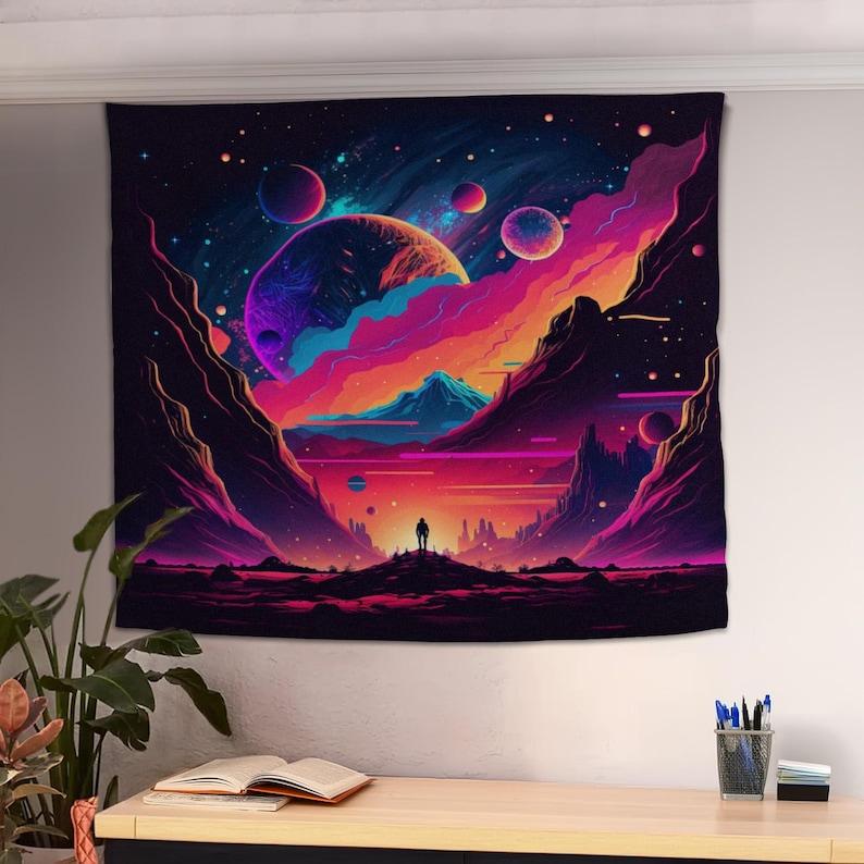 Space tapestry 75x100 чёрный