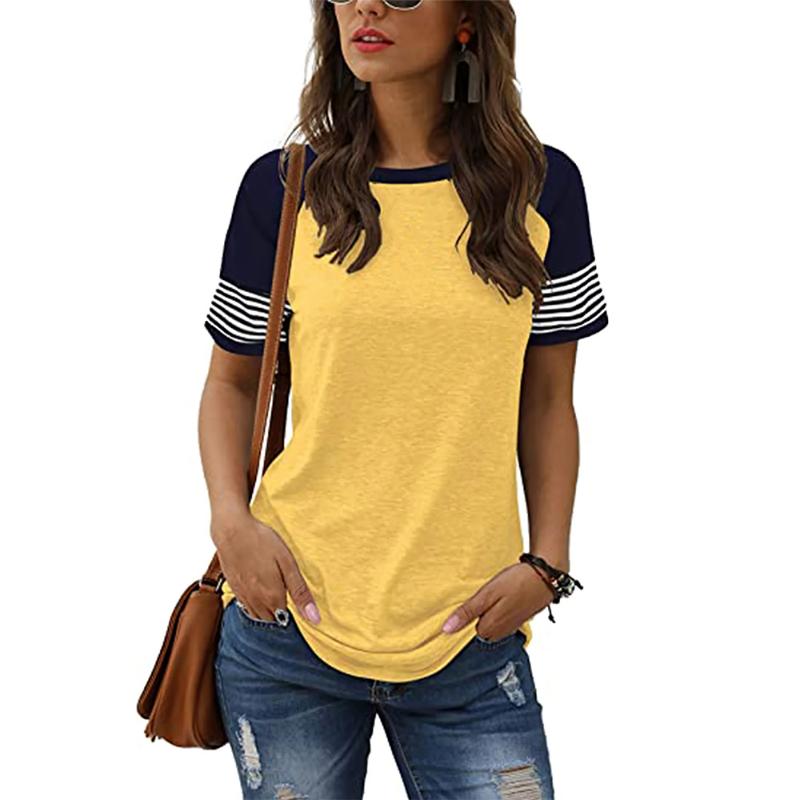 

Solid T Shirt Women Simple Style Tees Casual T-shirt For Ladies O Neck Daily Pullover Female Fashion Short Sleeve Y2k Clothing 3XL