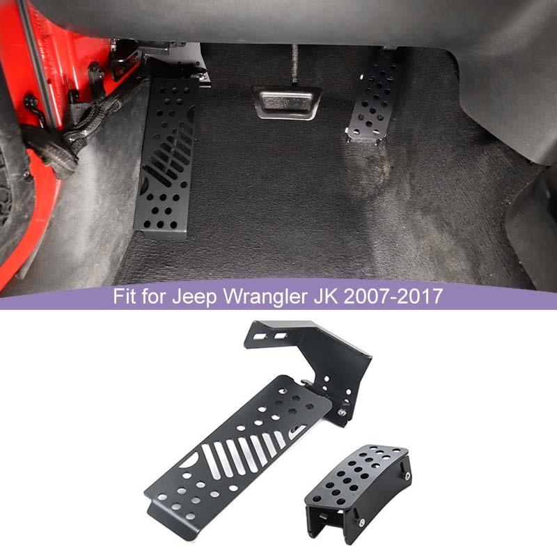 Pedal Acelerador Pedal Reposapiés Izquierdo Para Jeep Wrangler JK 2007-2017 Accesorios Interiores del Coche