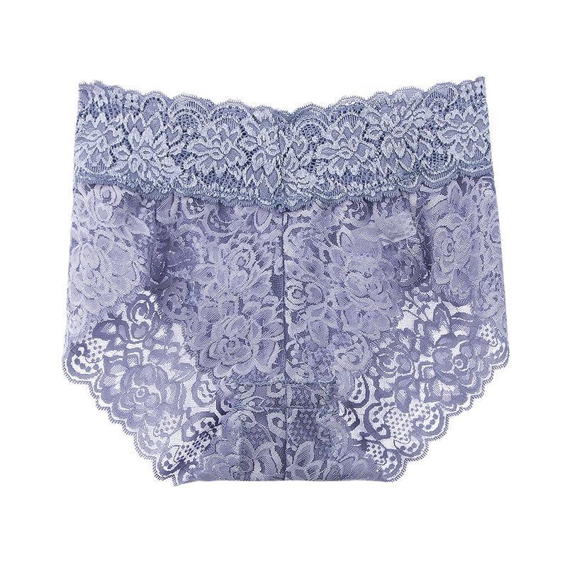 2205# Women's Lace Mid-Waist Panties - Comfortable, Breathable, Sexy, Hip-Lifting, Large Sizes Available