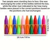 Wooden Color Matching Bottle Game Kids Concentration Training Educational Toy