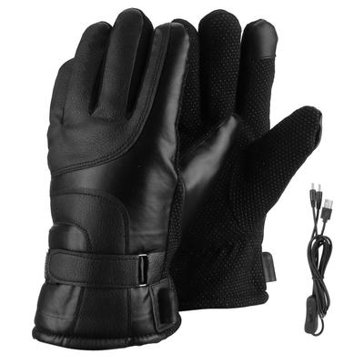 Winter Motorcycle Gloves Outdoor Electric Heating USB Powered Touch Screen Full Finger Gloves