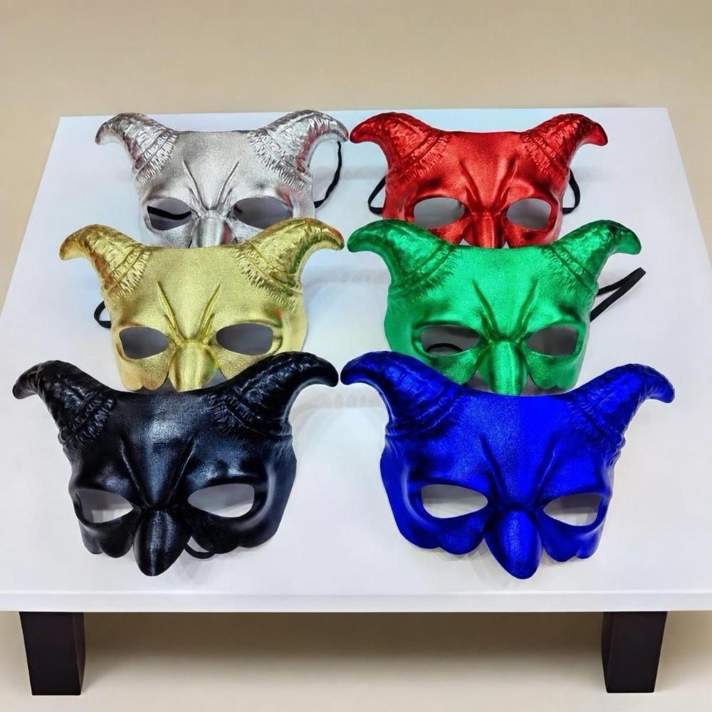 Karneval Dämon Teufelshorn Maske Maskenball Halloween Kostümmaske Cosplay Event