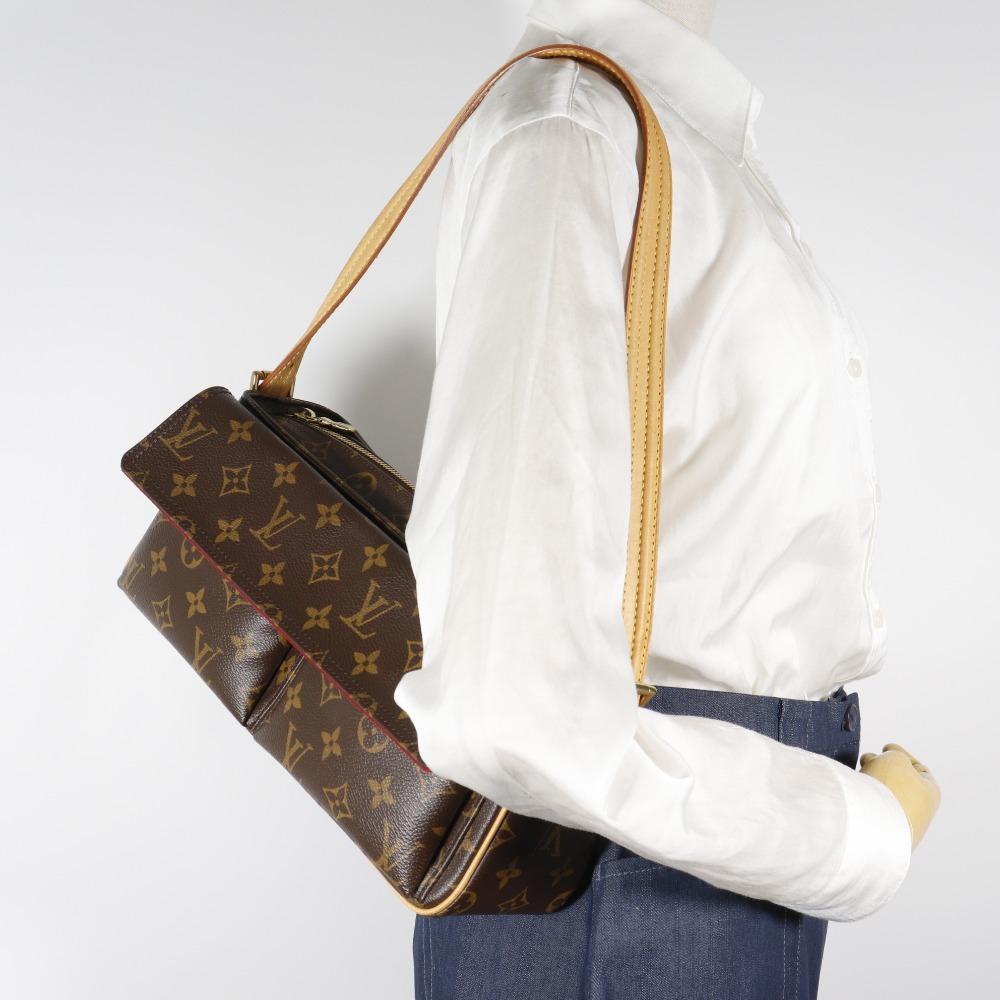 Louis Vuitton Viva Cite MM Shoulder Bag DU0074 Monogram Monogram Canvas Women Used