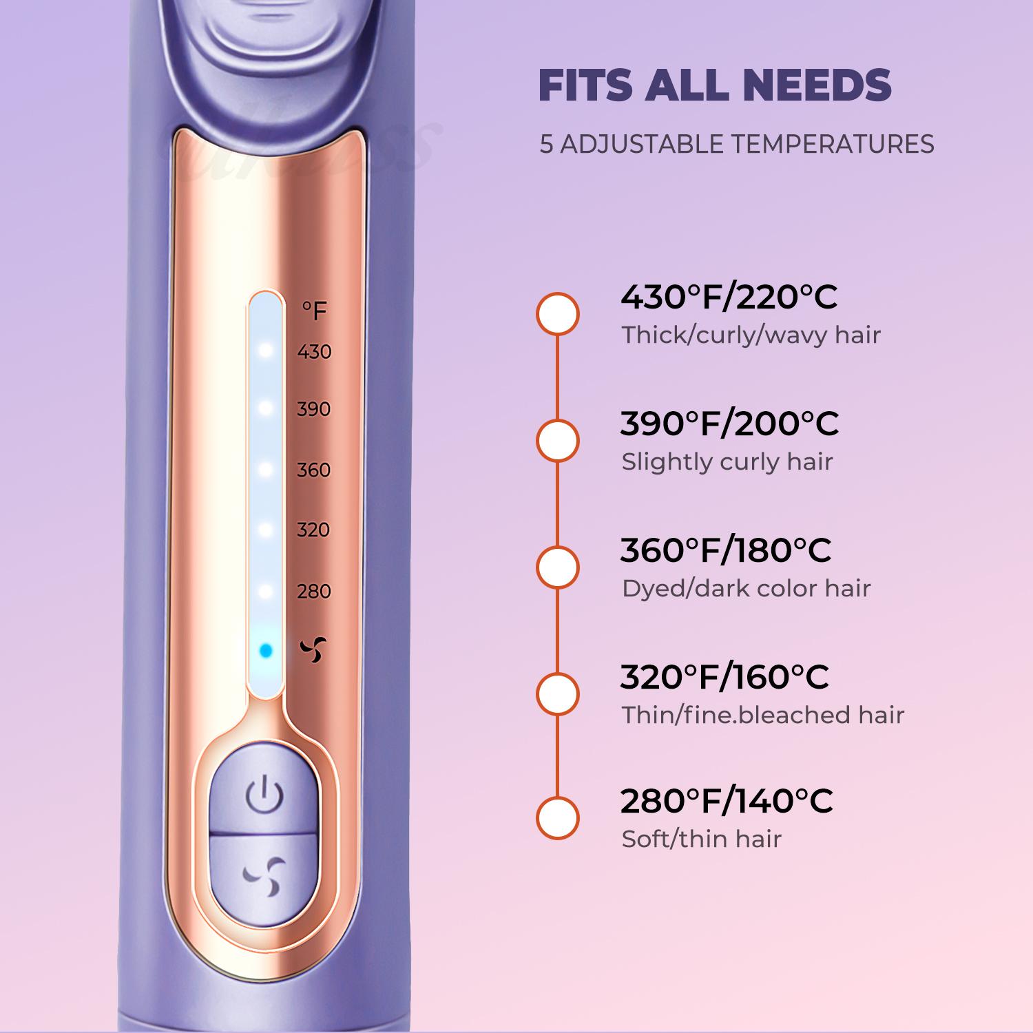 Профессиональный утюжок для выпрямления волос и щипцы для завивки Airflow Styler щипцы — фото 5