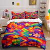 Stars, Rainbows, and Flowers. Bedding Sets Duvet Cover Sets Duvet Covers Pillowcases(1 * Duvet Cover 2 * Pillowcases Without Duvet Insert)