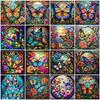 Full Diamond Embroidery Animal Butterfly Cross Stitch Kit 5D Diamond Painting Flower Art Gift Home Decor Craft Kit